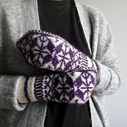 Prisos mittens - knitting pattern