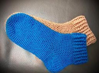 Easy Crochet Lockdown Slipper Socks