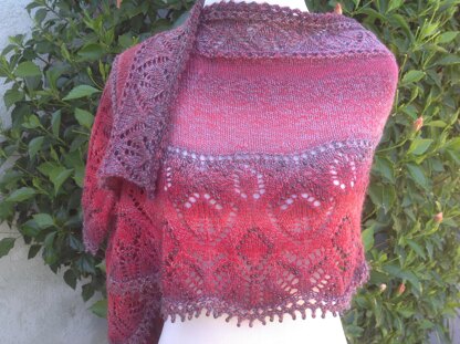 Cinnabar Shawl