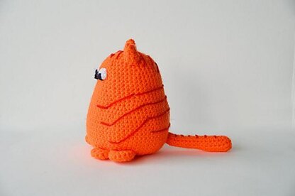 Little Fat Cat Crochet Pattern, Cat Amigurumi