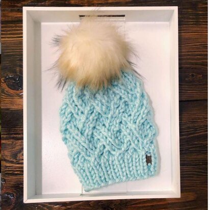 Bunny Slopes Beanie - knitting pattern