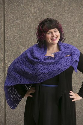 Plum Pudding Shawl