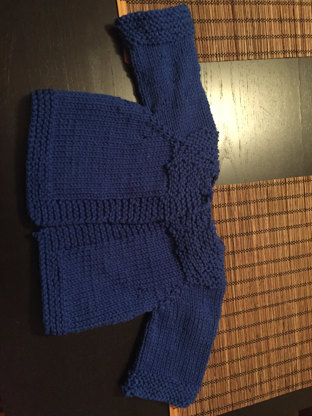 Blue baby sweater
