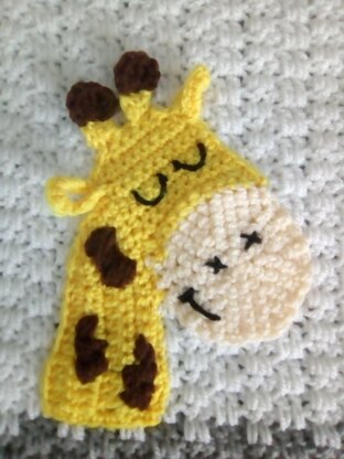 Giraffe comfort blanket