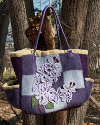 Lilac Festival Bag in Cascade 220