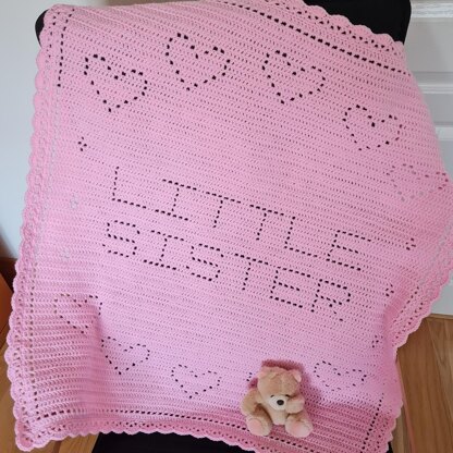 Little Sister Filet Blanket