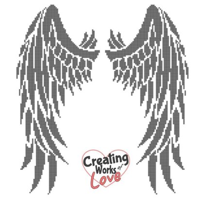 Angel Wings Stitch Graph