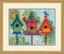 Dimensions Colourful Birdhouses Tapestry Kit - 35.56 x 27.94cm