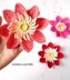 Dahlia Flower Applique