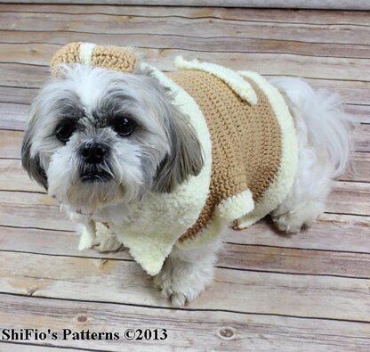 Dog Coat Crochet Pattern #179