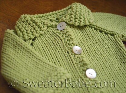 #15 Chunky Cotton Baby Cardigan