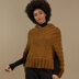 Searchlight Poncho - Knitting Pattern for Women in Tahki Yarns Highland Roving