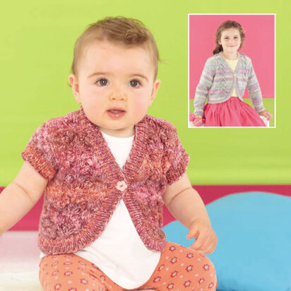 Long and Short Sleeved Boleros in Sirdar Snuggly Rascal DK - 4775 - Downloadable PDF