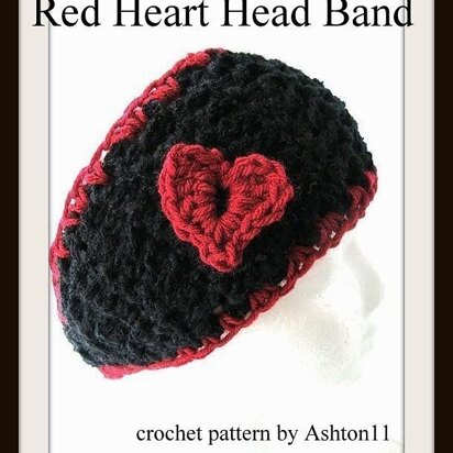 Red Heart Headband or Neckwarmer | Crochet Pattern by Ashton11