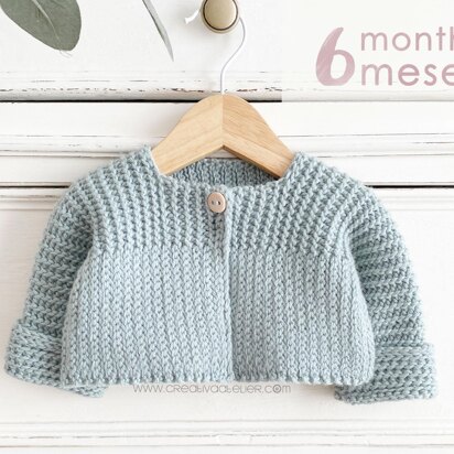 Size 6 months - ITSY-BITSY Crochet Cardigan