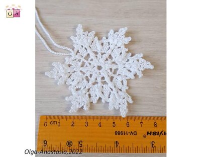 Crochet snowflake 16