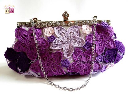 Lilac lace bag