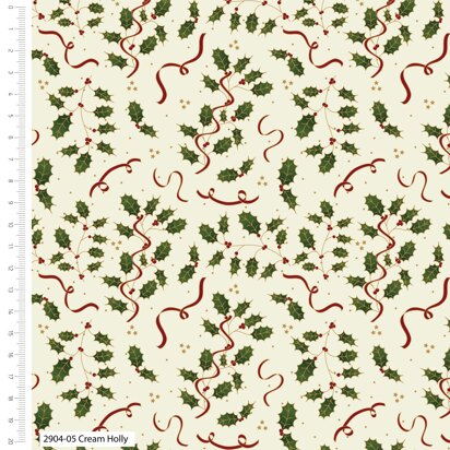 Craft Cotton Company Metallic Holly 22 - Holly II