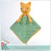 Crochet Lovey Pattern Blanket Ginger Kitty Cat Kitten Security Blanket Crochet Lovey Blanket Toy Blankie Baby Blanket Toy Crochet Comforter Snuggle
