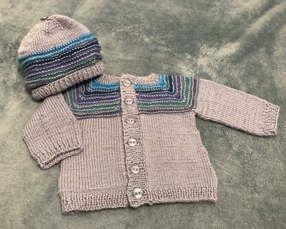 Baby Boy Sweater and Hat