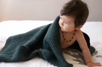 Green Growth Baby Blanket