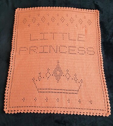 Little Princess Filet Blanket