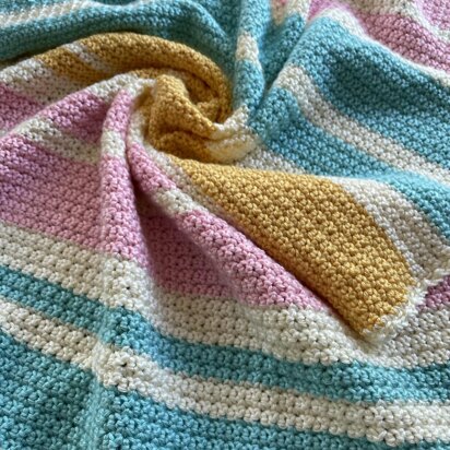 Pastel Stripes Baby Blanket
