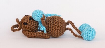 Crochet Pattern Bunny Keyring