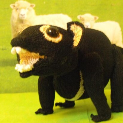 TAZ THE TASMANIAN DEVIL TOY KNITTING PATTERN - knitting pattern
