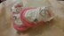 Arya Shoes with matching Hairband 0-3 and 3-6mths