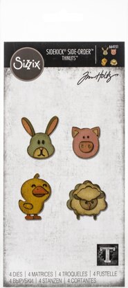 Sizzix Sidekick Side-Order Set By Tim Holtz - Critters