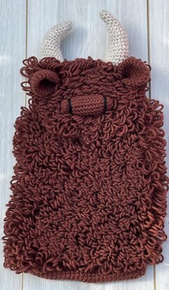 Highland Cow Hot Water Bottle Cover