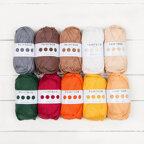 Paintbox Yarns Cotton Aran 10 Ball Color Pack - Thanksgiving