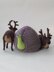 Deer in the heather tea cosy