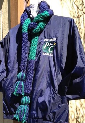 2-Hour School Spirit Scarf