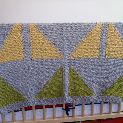 Triangles Baby Blanket