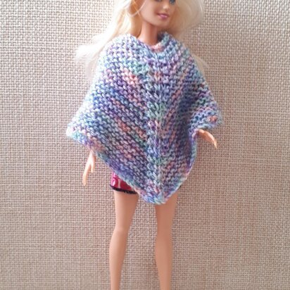 1:6th scale Pretty Ponchos for Doll