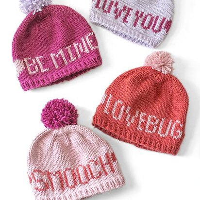 Valentine Love Notes Hats