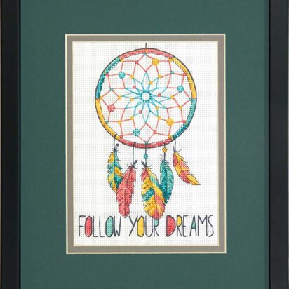 Dimensions Dreamcatcher Cross Stitch Kit - 12.5cm x 18cm
