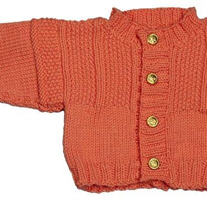 Chestnut Hill Gansey Baby Cardigan