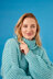 Cuddle Sweater - Free Jumper Knitting Pattern for Women in Paintbox Yarns 100% Wool Chunky Superwash by Paintbox Yarns