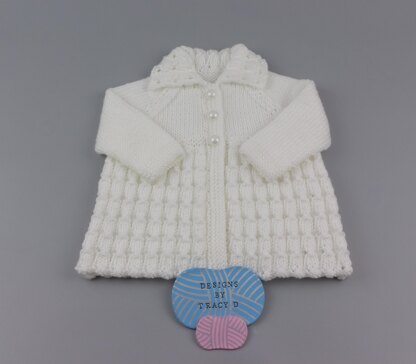 Eira matinee, bonnet or beanie, booties & mitts Baby Knitting Pattern