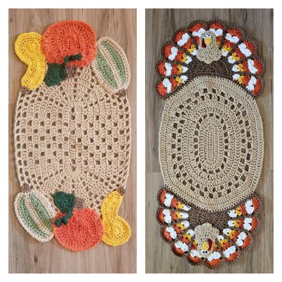 Turkey Table Runner and Autumn Abundance