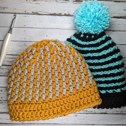 Reversible Stripes Hat