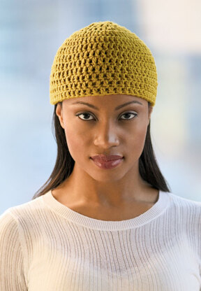 Crochet Beanie in Blue Sky Fibers Worsted Cotton 