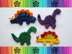 Bronto and Steggy the Dino-Rawrs Applique