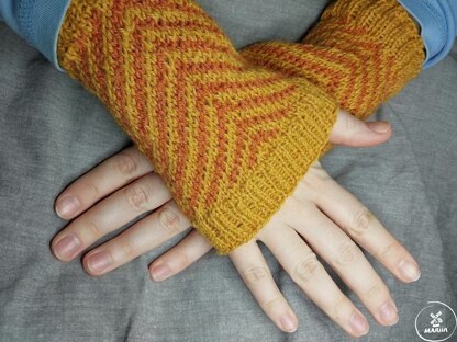 Ankle / wrist warmers Big Zigzag