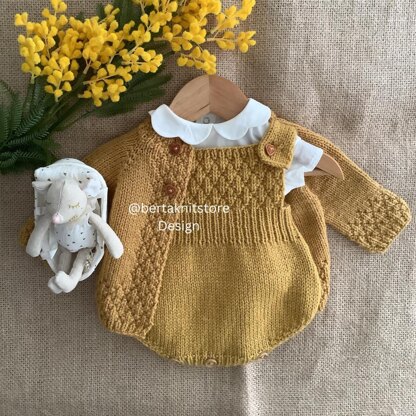 Pineapple Cardigan and Romper