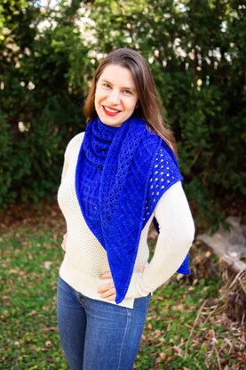 Twelve-Bar Blues Shawl