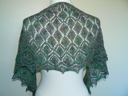 Highland Heather Shawl